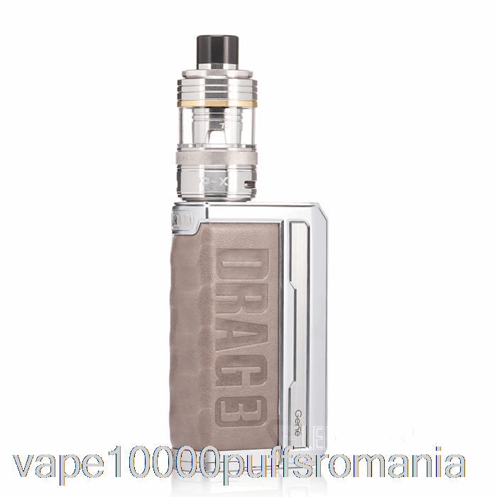 Vape Romania Voopoo Drag 3 177w Kit De Pornire [tpp-x] Silver Treasure Lime